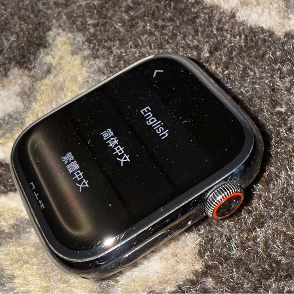 Like New Apple Watch Series 7 Stainless Steel 45 MM with New Abyss Band - Picture 3 of 8